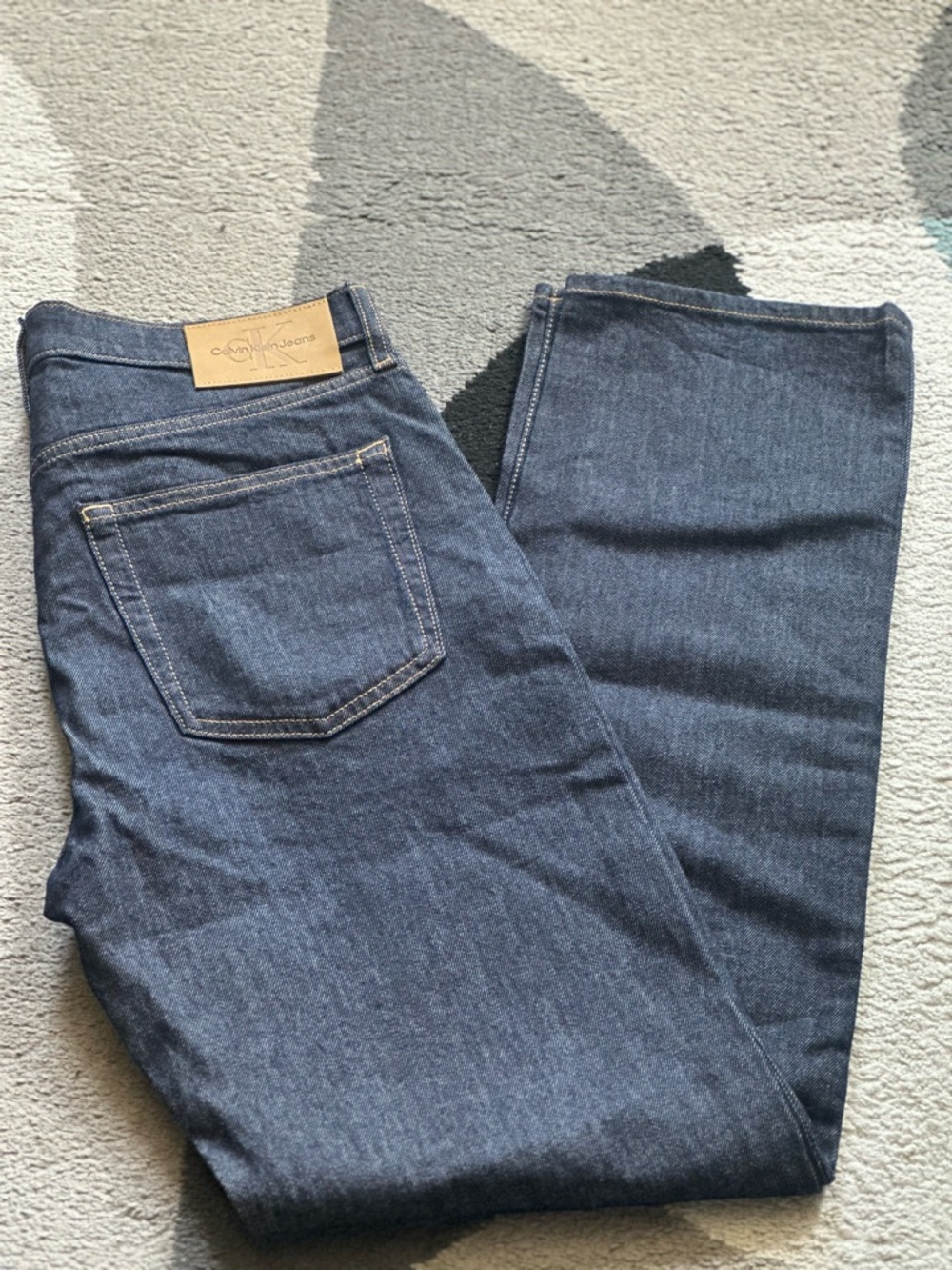 Crown Men’s Dark Blue Straight Jeans